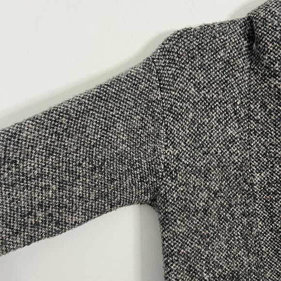 Uniqlo Womens Wool Blend Tweed Cardigan Longline Brown Gray Size XS - Picture 3 of 13